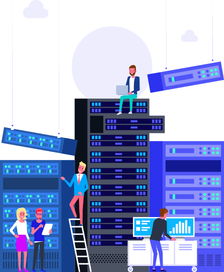 Hosting illustration
